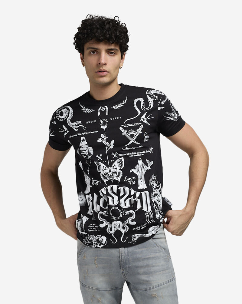 Blessed UK Tattoo Tee TATTOOTEE Black 1