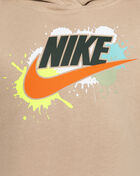 Nike Big Kids' NSW Graphic Fleece Pullover Hoodie 86M382-X0L Beige 2