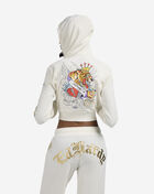 Ed Hardy Tiger Crown Velour Hoodie EHW1807-8 cream 2