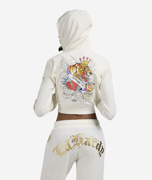 Tiger Crown Velour Hoodie