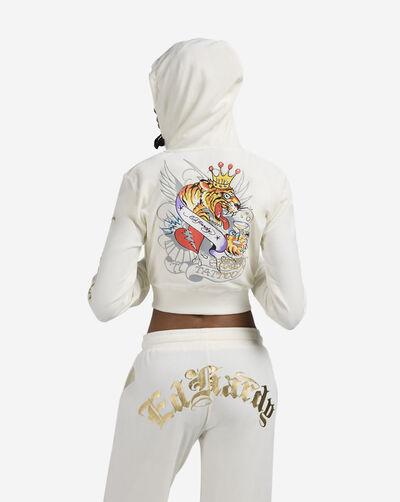 Tiger Crown Velour Hoodie