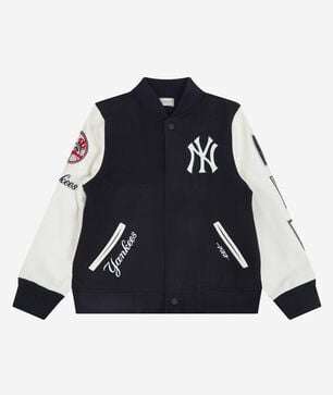 Big Boys' New York Yankees Classic Wool Varsity Jacket 
