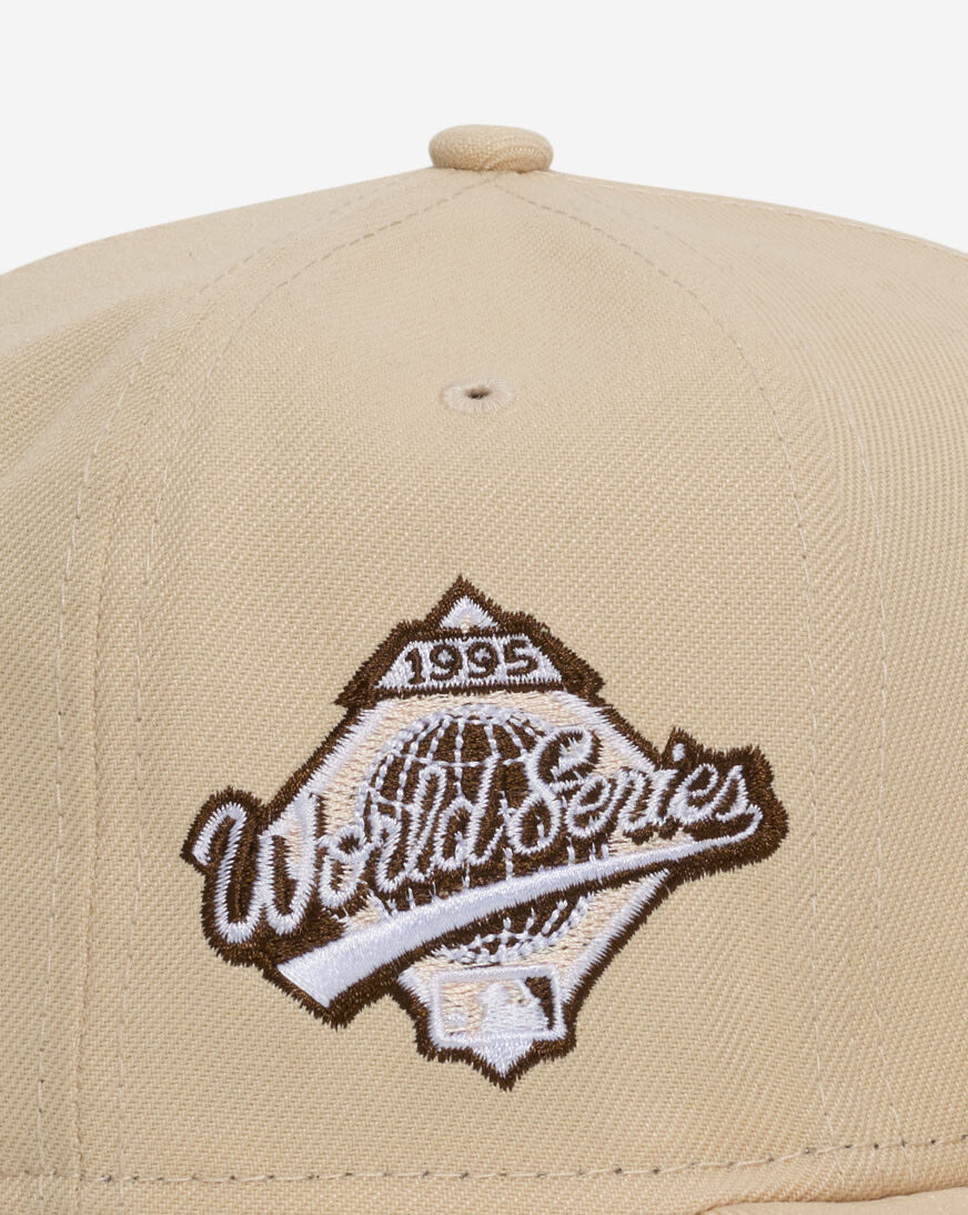 Shop New Era 59Fifty Atlanta Braves Fitted Hat 71015758 cream