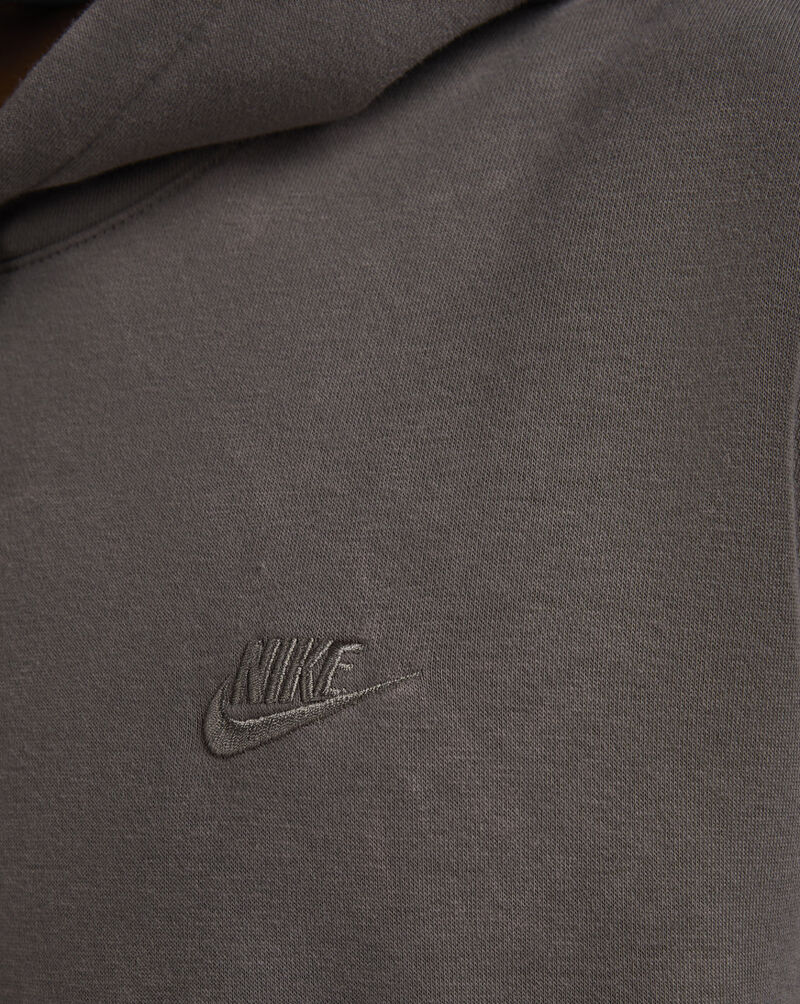 Nike NSW Club Washed Fleece Hoodie IQ1219-289 Brown 3