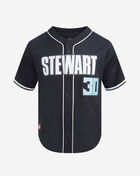 PRO STANDARD New York Liberty Breanna Stewart #30 Classic Mesh Button-Down Shirt WNL170298-BLK Black 1