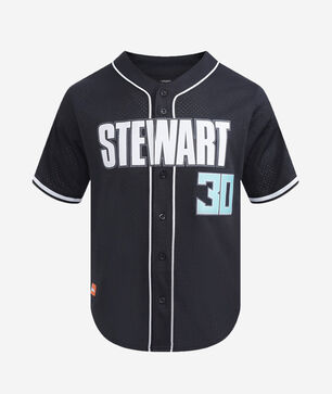New York Liberty Breanna Stewart #30 Classic Mesh Button-Down Shirt