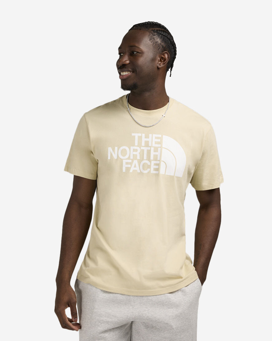 Shop The North Face Half Dome Tee NF0A812M-8D6 cream