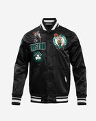 PRO STANDARD Boston Celtics Retro Classic Rib Satin Jacket BBC655850-BLK Black 1