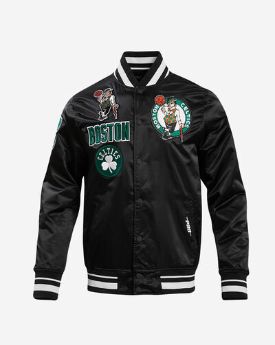 Boston Celtics Retro Classic Rib Satin Jacket