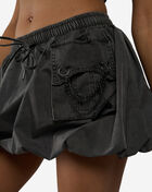 Smoke Rise Washed Nylon Bubble Skirt RWS26S417SN-WASHEDBLACK Black 3