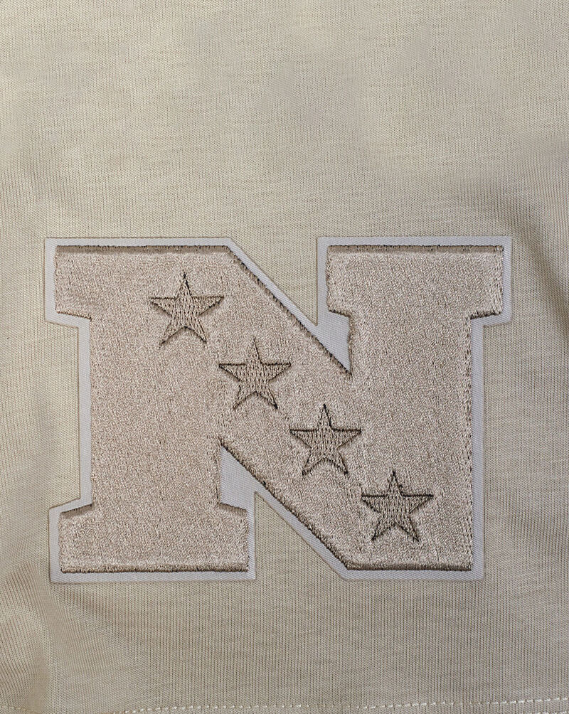 PRO STANDARD Philadelphia Eagles Wingspam Drop Shoulder Tee FPE1410494-TAU Beige 4