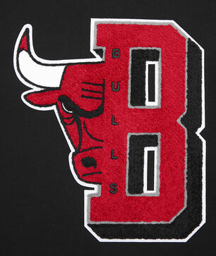 Chicago Bulls Mash Up Rib Fleece Pull Over Hoodie