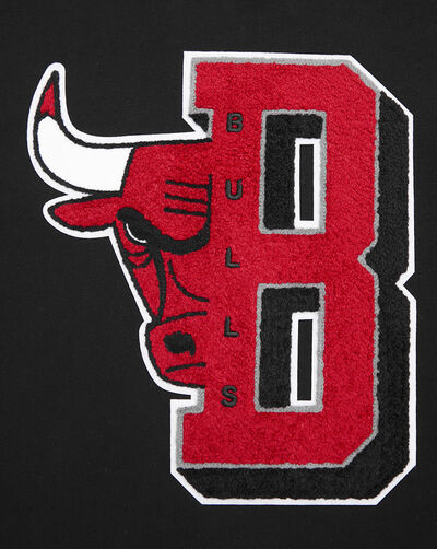 Chicago Bulls Mash Up Rib Fleece Pull Over Hoodie