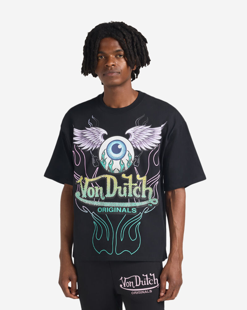 Von Dutch Evil Eye Flame Tee 4VND9E1043-BLK Black 1