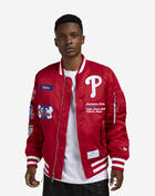 New Era Alpha Industries Philadelphia Phillies Bomber Jacket 60684053 Red 1