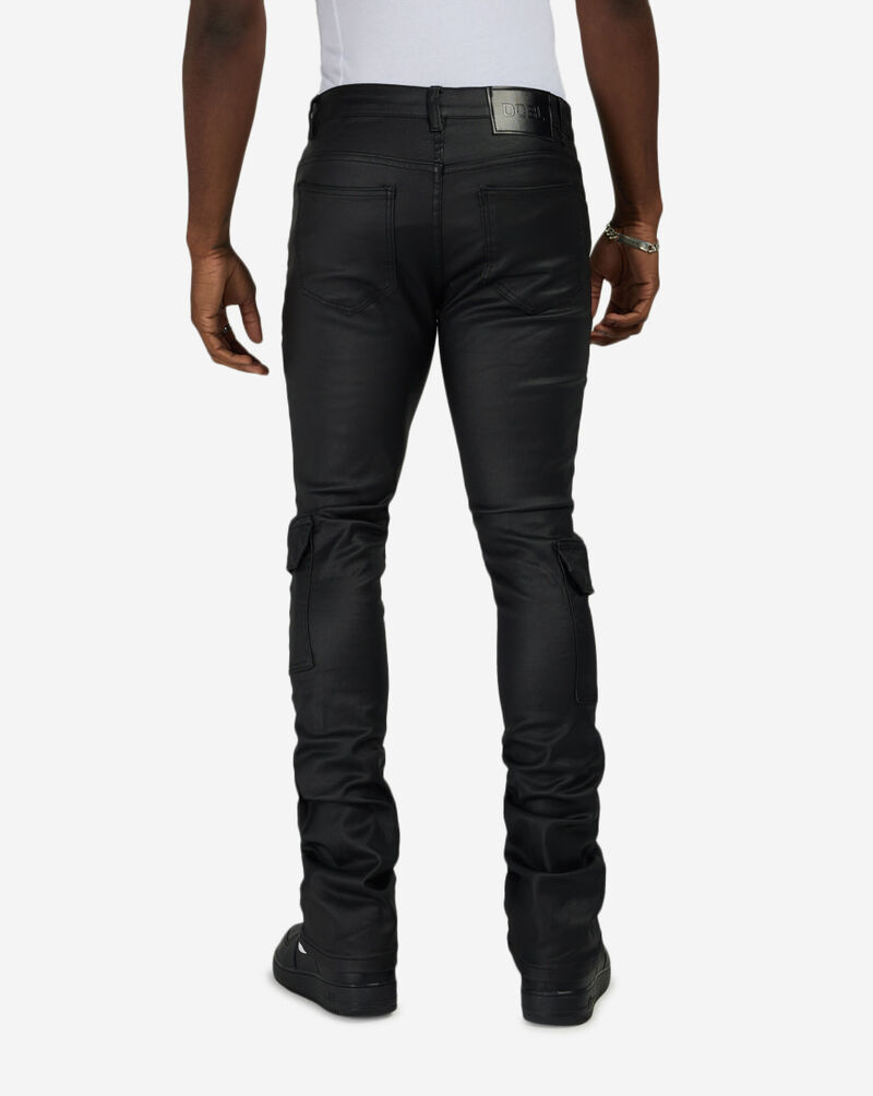 WAIMEA Coated Multi Pocket Cargo Pant SNM8253T-BLK Black 2