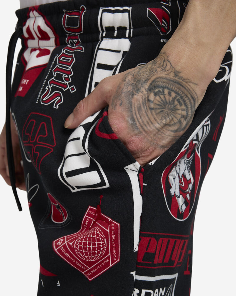 Jordan Brooklyn Essentials AOP Logo Pants HM7257-010 Multi 3