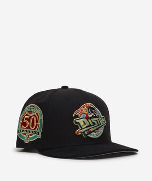9Fifty Detroit Pistons Metallic Snapback Hat