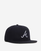 New Era 59Fifty Atlanta Braves Rhinestone Fitted Hat 60931947 Blue 1
