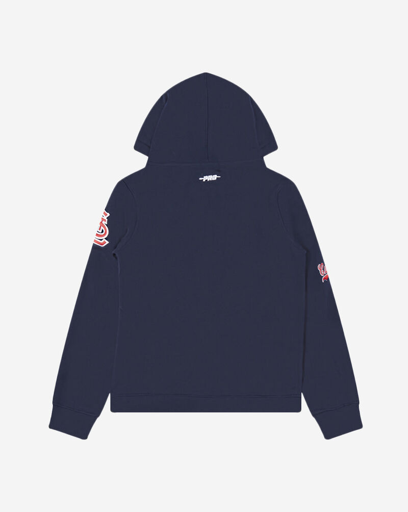 PRO STANDARD Big Boys' St. Louis Cardinals Classic Fleece Full-Zip Hoodie LSCB5315066-MDN Blue 3