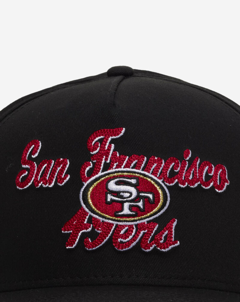 New Era 9Fifty San Francisco 49ers Chainstitch Snapback Hat 60727466 Black 2