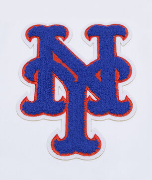 New York Mets Classic Chenille Double Knit Full-Zip Hoodie 