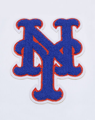 New York Mets Classic Chenille Double Knit Full-Zip Hoodie 
