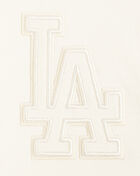 PRO STANDARD Big Girls' Los Angeles Dodgers Neutral Fleece Pull Over Hoodie LLDBC315039-EGG cream 2