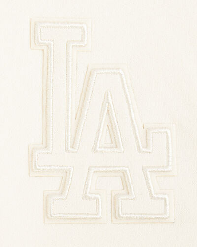 Big Girls' Los Angeles Dodgers Neutral Fleece Pull Over Hoodie