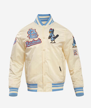 St. Louis Cardinals Retro Short Sleeve Classic Rib Satin Jacket 