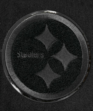 Pittsburgh Steelers Triple Black Wool Varsity Jacket