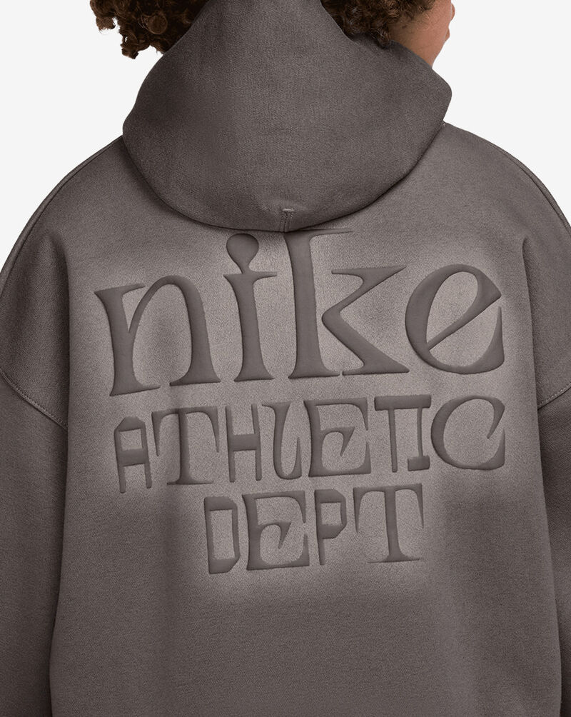 Nike Big Kids' NSW Club Fleece Back Hit Hoodie IO1683-283 Brown 3