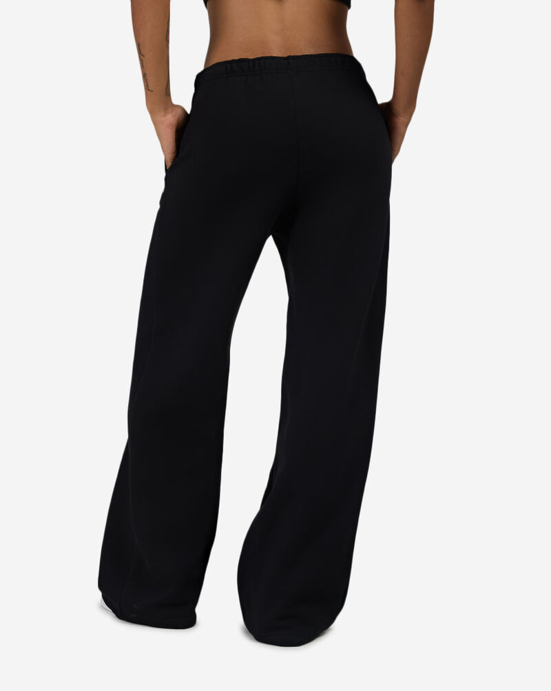 Nike Studio Fleece Medium Weight Mid-Rise Wide-Leg Pants IU1958-001 Black 2