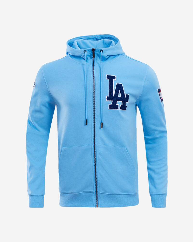 PRO STANDARD Los Angeles Dodgers Classic Chenille Double Knit Full-Zip Hoodie LLD531899-UNI Blue 1