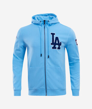 Los Angeles Dodgers Classic Chenille Double Knit Full-Zip Hoodie