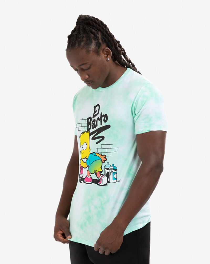 Graphic Tees El Barto Tie Dye Tee SJTS0WGMSC Green 2