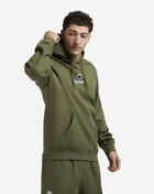 AAPE Terry Clover Face Badge Hoodie AAPSWMB323XXNKHD Green 1