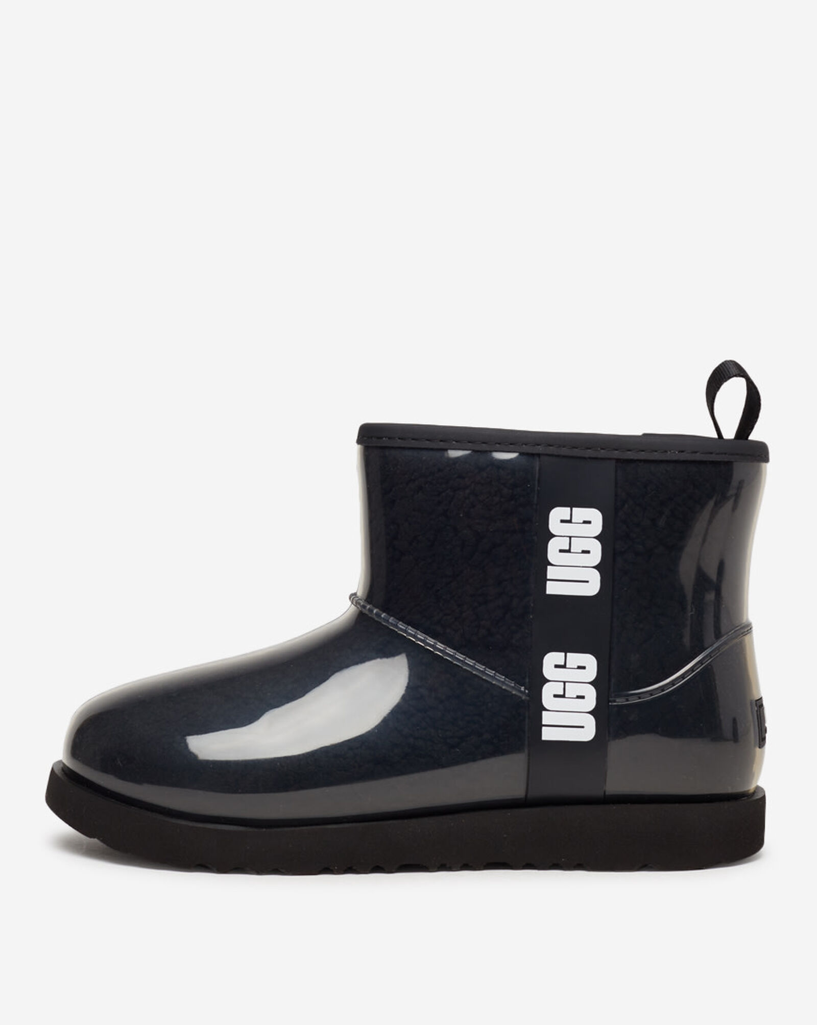 Shop UGG Grade School Classic Clear Mini II Boots 1112386BLKJ black