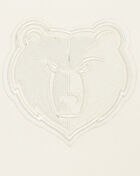 Memphis Grizzlies Neutral Cropped Fleece Pullover Hoodie