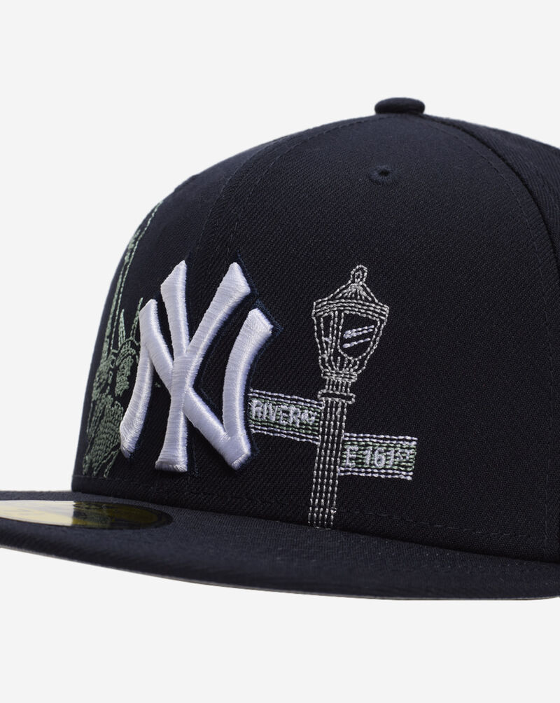 New Era 59Fifty New York Yankees State Stitch Fitted Hat 60641266 Blue 2
