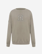 Big Boys' New York Yankees Neutral Fleece Crewneck