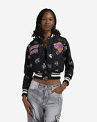 PRO STANDARD New York Knicks Denim Sequin Bomber BNKU516844-DBK Black 1
