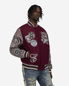Smoke Rise Tapestry Varsity Jacket OH24695SNZ-WIN Red 1