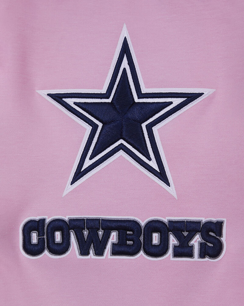 PRO STANDARD Dallas Cowboys Classic Chenille Double Knit Full-Zip Hoodie FDC5410296-PNK Pink 2