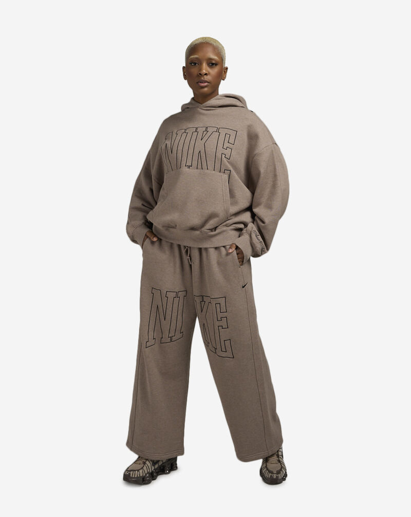 Nike NSW Over-Oversized French Terry Pullover Hoodie HQ5887-233 Brown 4