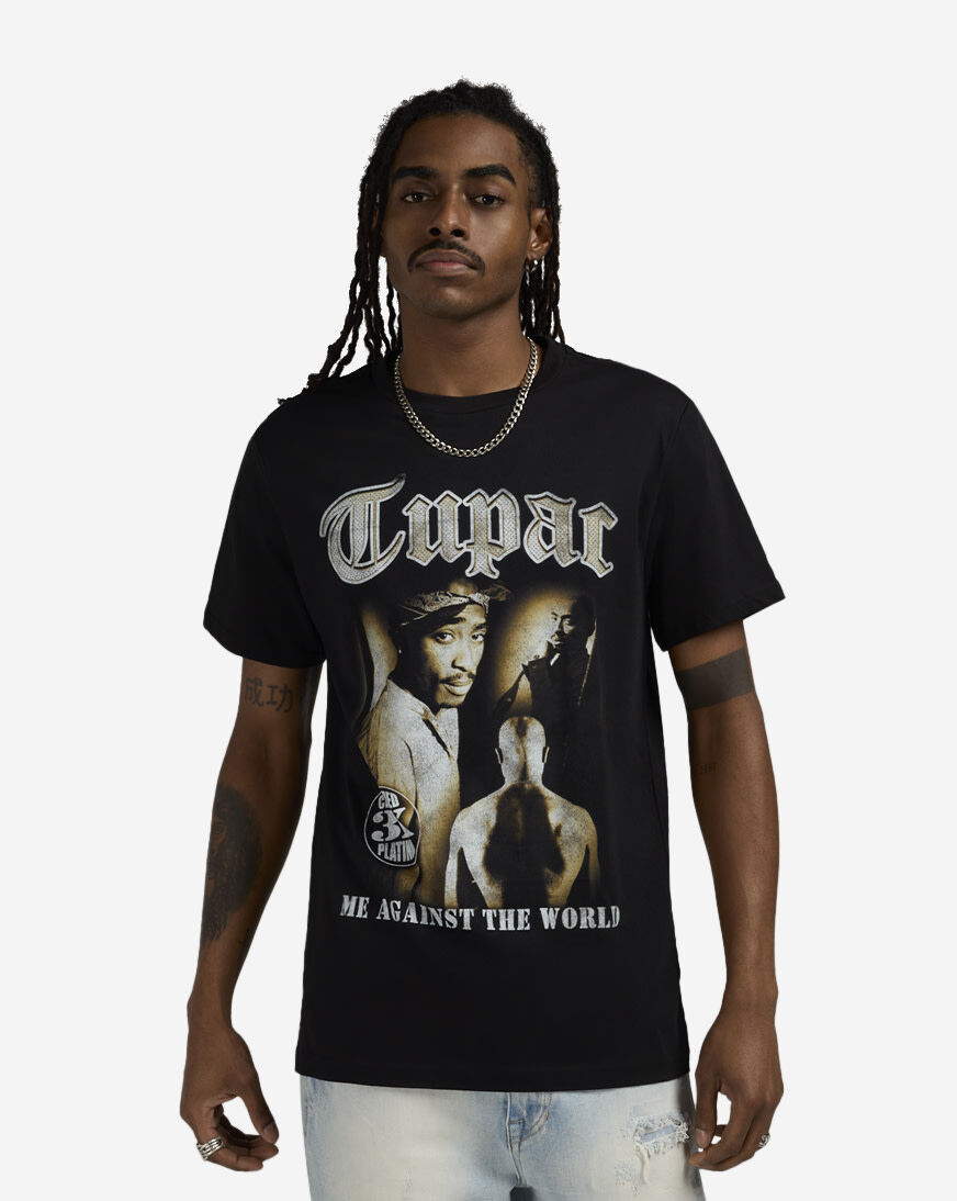 Shop Graphic Tees Tupac All Eyez On Me Tee MT1809-US-00007 black