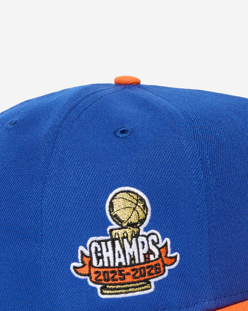 New Era 9Fifty New York Knicks Flame A-Frame Snapback Hat 71099375 Blue 2