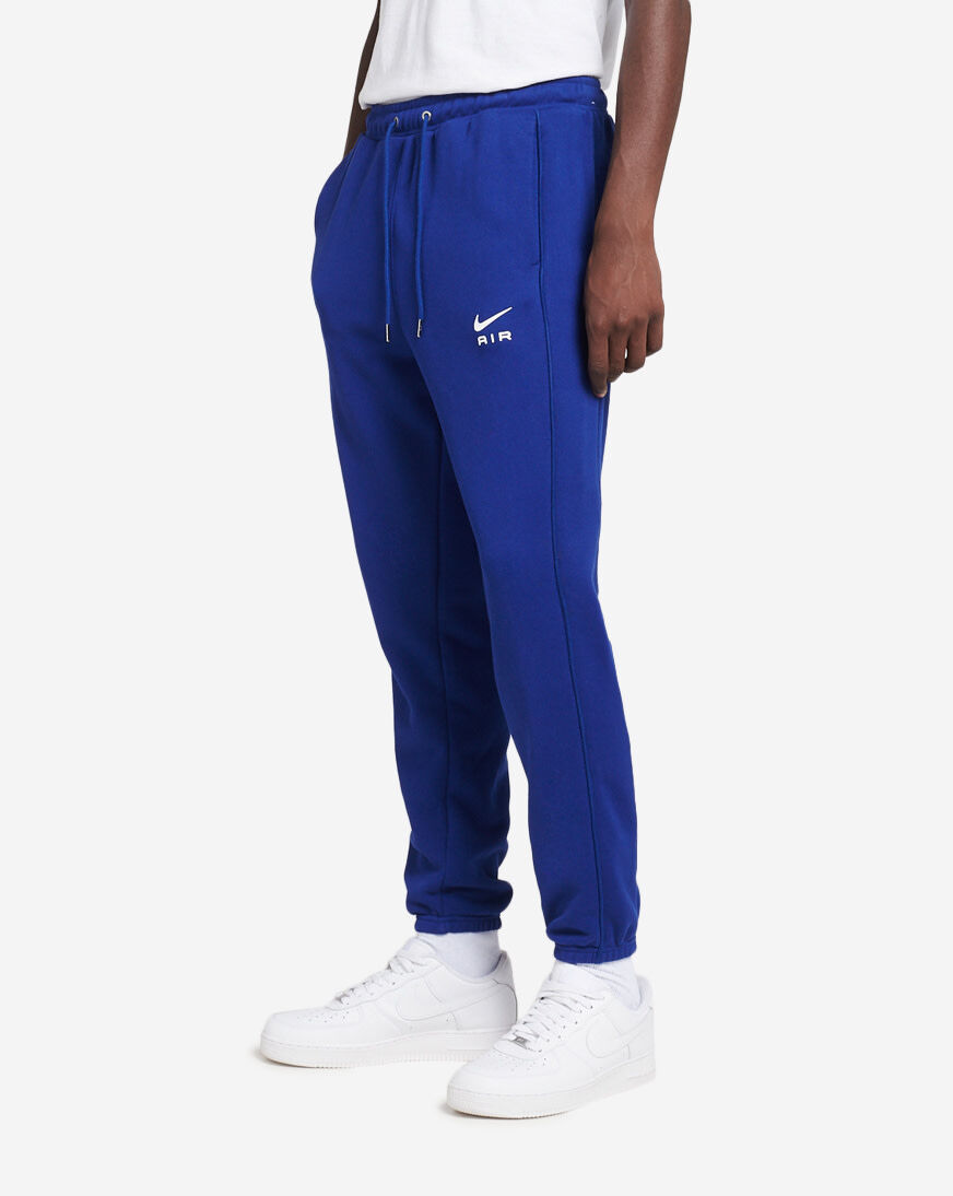 Nike air fleece pants blue store