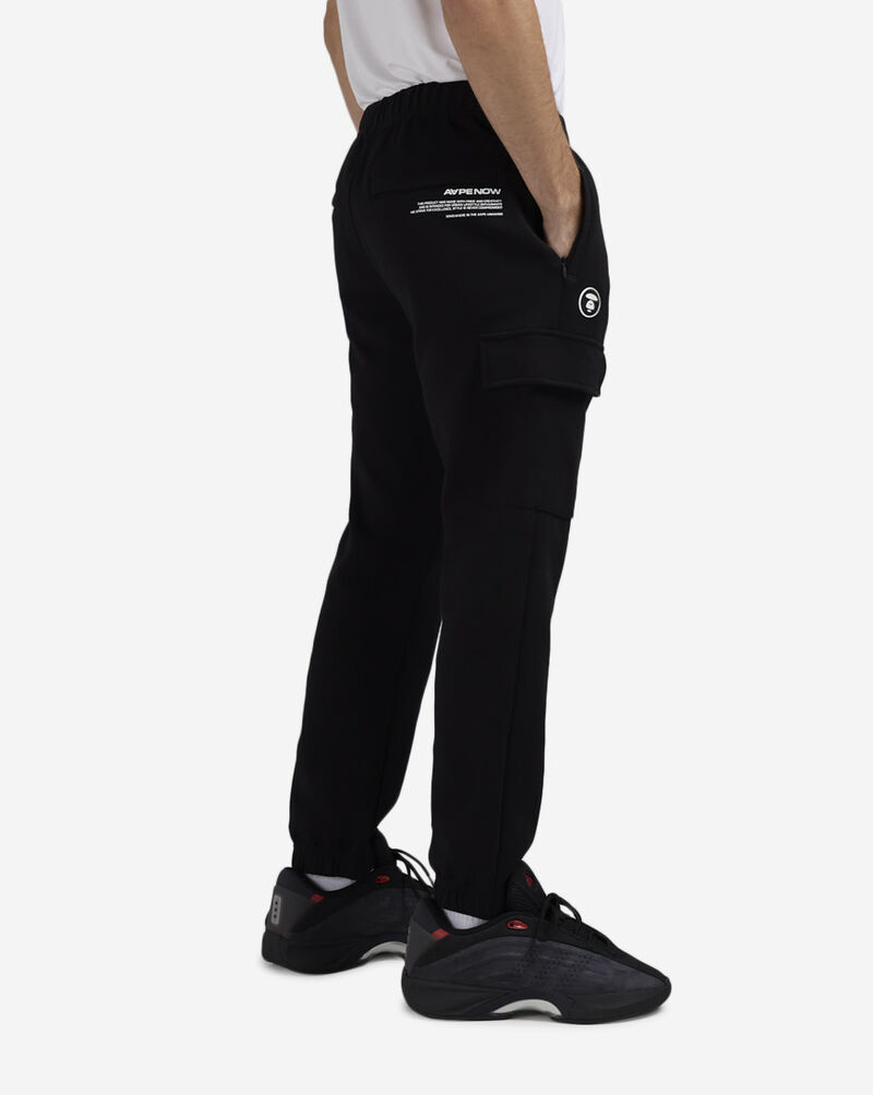 AAPE Cargo Sweatpants AAPPTMB628XXNBKX Black 2