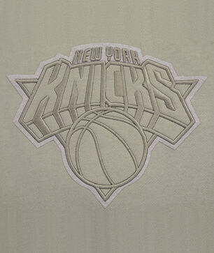 New York Knicks Neutral Drop Shoulder Fleece Crewneck